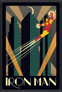 Poster encadré Marvel Deco - Iron man
